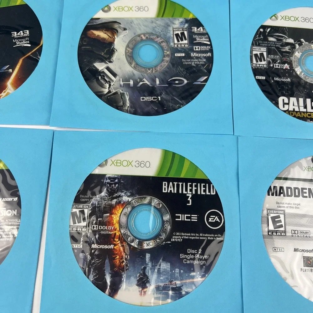 Multi Platform Loose Discs Video Game - Lot Of 50 - AS IS Untested Scratches #3
